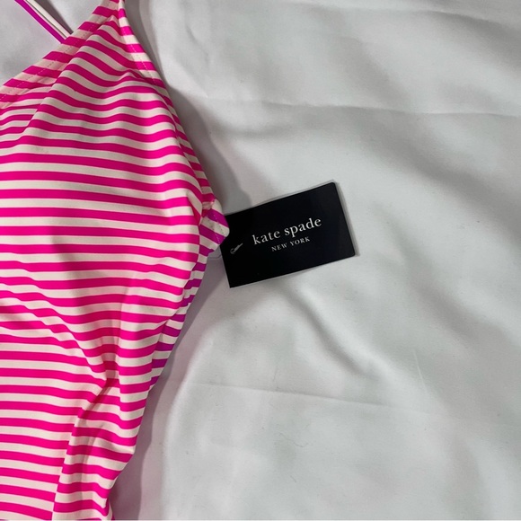 Kate Spade Pink and White bikini - Picture 2 of 6